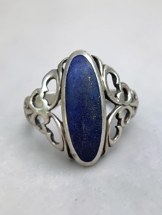 Vintage Jewelry - Vintage Sterling Kabana Lapis Lazuli Ring